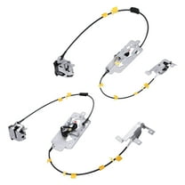 Rear Door Lock Latch & Cable Assembly Compatible with Ford F-150 Extended Cab 2004-2008 - Back Left Driver & Right Passenger Side Replaces 6L3Z-18264A01-B, 6L3Z-18264A00-B