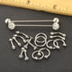 thumbnail image 4 of 9 Pares De Piercings Para El Cuerpo, Kit De Joyería, Pendientes, Perno Prisionero Para Mujer, Grils, 4 of 7