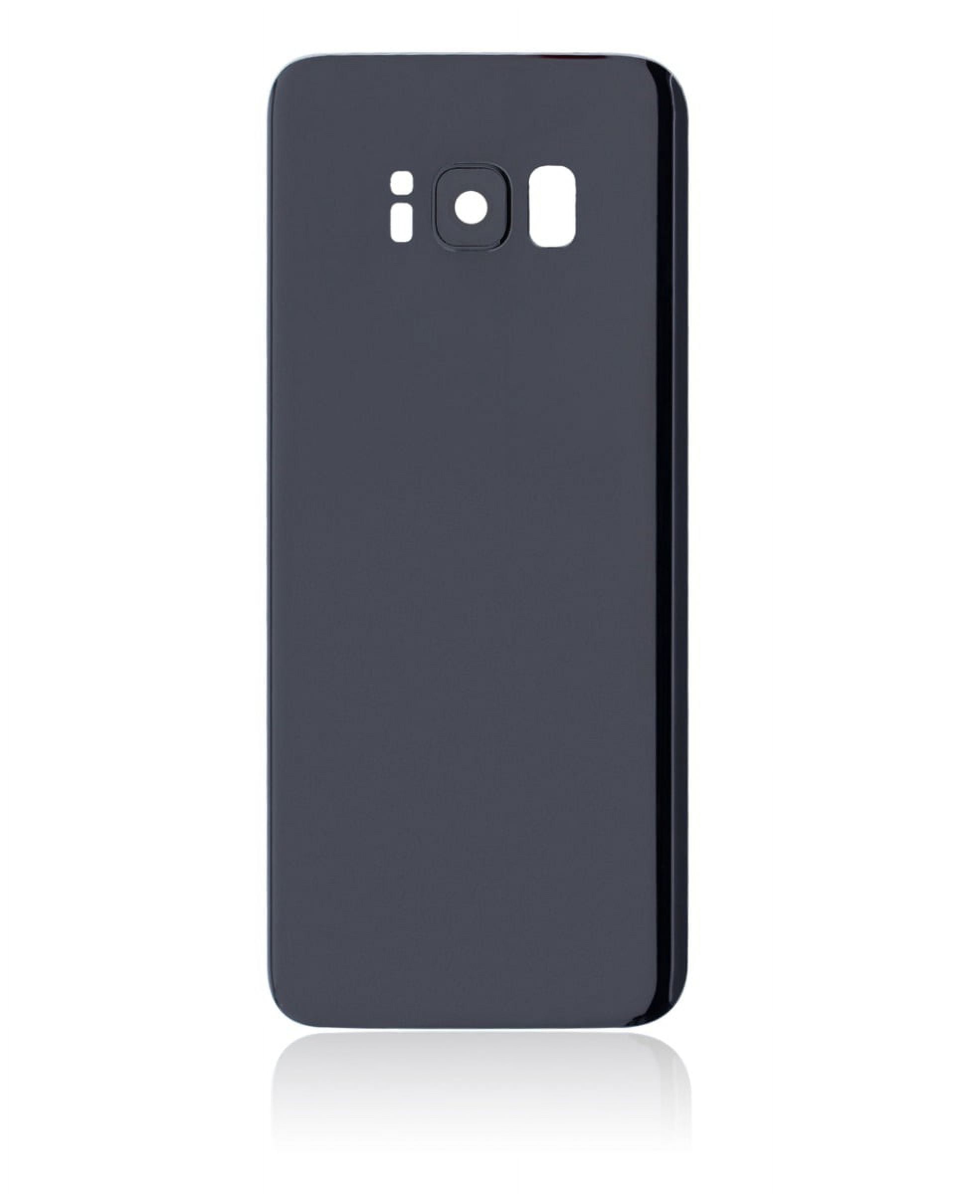 Samsung Galaxy S8 G950 Back Battery Glass Door Cover Replacement - Midnight Black