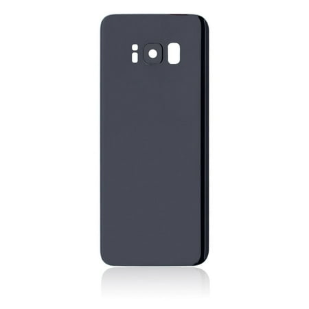 Samsung Galaxy S8 G950 Back Battery Glass Door Cover Replacement - Midnight Black