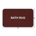 thumbnail image 6 of Better Homes & Gardens Signature Soft Cotton Memory Foam Bath Rug, Deep Redwood, 20" x 34", 6 of 8