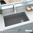 thumbnail image 7 of Karran Usa QU-670-BR-PK1 Quartz Qu 31-3/4" Undermount Single Basin Quartz Composite, 7 of 7