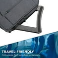 thumbnail image 5 of Laptop Stand for Desk Adjustable Height - Black Solid Steel Laptop Riser | 5 Adjustable Heights | Properly Positions Head, Neck, Back and Wrists to Reduce Aches While Working | No Assembly Required, 5 of 5