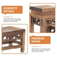 thumbnail image 2 of MasteelfCA Wooden Flower Vase Flower Pot Base Flower Pot Stand Tea Pot Collection Display Stand, 2 of 8