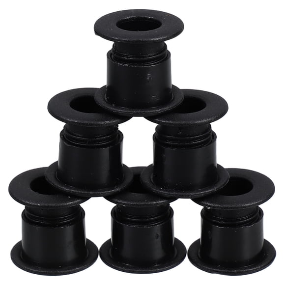 KAKOWELY football table decor 6pcs Table Foosball Bushings 0.7m Table Football Board Bearings Foosball Machine Bearings Replacement Foosball Replacement Parts Black