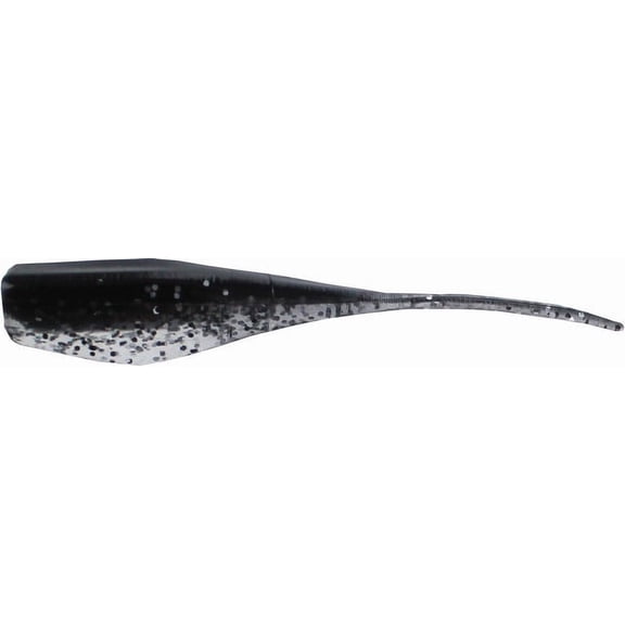 Big Bite 2MNR-21 2" Crappie Minnow Black Sparkle Soft Fishing Lure 10 Pack