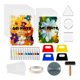 thumbnail image 1 of Kit completo de planchas de impresión en gel, set de grabado, plantillas reutilizables para principiantes y profesionales, pintura y herramientas., 1 of 9