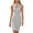 Gray, variant on Women's Halter Neck Cut Out Bodycon Midi Dress, Sleeveless Stand Collar Slim Fit Cocktail Party Dress, Office Work Evening Formal Pencil Dress for Women S-2XL