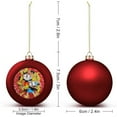 thumbnail image 2 of Cuphead Mugman Christmas Balls Sparkling Christmas Tree Hanging Ornaments Party Home Decor Xmas Christmas Gifts, 2 of 8
