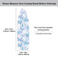 thumbnail image 5 of Kuiaobaty Gradient Blue Butterfly Pattern Ironing Board Cover Non-Slip Ironing Board Replacement Cover Protector Cover Protective Scorch Polyster with Elastic Edge 15 x 54 Inches, 5 of 5
