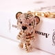 thumbnail image 4 of 1 Pc Estéreo Brillante Lindo Moda Tigre Llavero Llavero Aleación C, 4 of 5