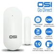 thumbnail image 1 of OSI Alarm Wireless Contact Sensor (Window/Door) - Accessory for OSI DIY Home Wi-Fi Alarm Kit , Notifications, Wi-Fi wireless Door & Window Sensor,Google Home & Alexa, smartphone app,NO Monthly Fees, 1 of 5