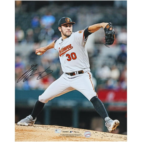 Grayson Rodriguez Baltimore Orioles Autographed 16" x 20" MLB Debut Photograph - Fanatics Authentic Certified