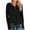 Blackness, variant on gakvbuo Fall Plus Size Shirts For Women Long Sleeve Henley Tops Pullover With Buttons Down Bloues Casual Loose Fit Pullover V-Neck Tunics Tops Sweatshirts
