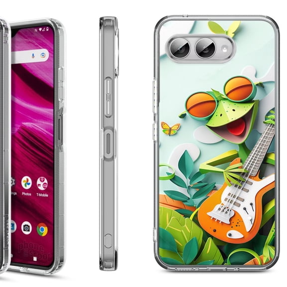 Shockproof Phone Case for T-Mobile Revvl 8, by OneToughShield – Grasshopper