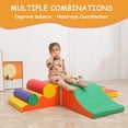 thumbnail image 4 of Toddler Foam Climbing Set Indoor - Kids Climb & Crawl Soft Activity Playset - Toddler Climber Gymnastics Equipment for Walking in Balance, 4 of 7