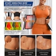 thumbnail image 3 of Faja reductora de cintura para mujer, faja reductora de peso, faja abdominal, faja deportiva para el sudor, traje de sauna (extragrande), 3 of 4