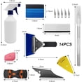 thumbnail image 2 of shiyou-14 PCS Car Window Tint Application Tools Kit, Car Window Glass Protective Film Complete Installation Kit, Professional Window Tint Tools Include Squeegees Knife Blades Spray Bottle, 2 of 4