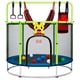 thumbnail image 1 of Trampolin para Niños Brincolin Infantil LITTLE MONKEY 142cm Multijuego con Proteccion Acero Reforzado, 1 of 8