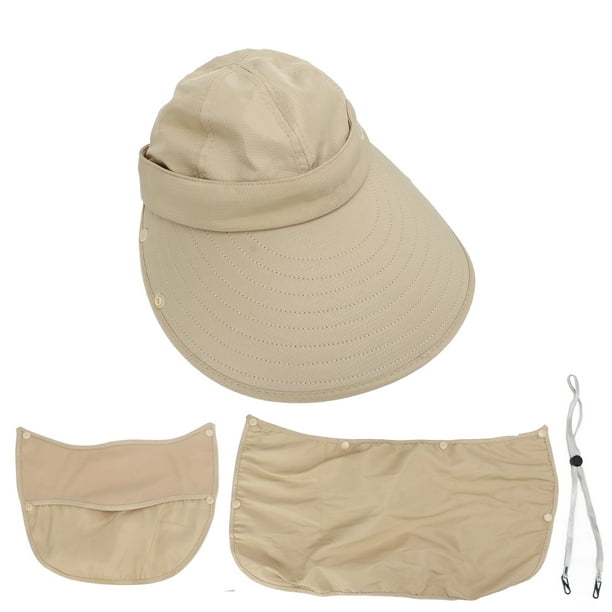 Outdoor Sun Hat, Adjustable Chin Strap Sunscreen Cover Set