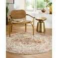 thumbnail image 2 of Hauteloom Chione Living Room, Bedroom Area Rug - Traditional - Cream, Slate Blue, Beige - 2'7" x 3'11", 2 of 3