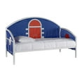 thumbnail image 6 of Linon Big Game Kids Baseball & Basketball Metal Twin Daybed, White, 6 of 7