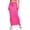 Fuchsia, variant on ROYALTY BY MALUMA Womens Black Ribbed Cut Out Pull-on Tie Detail Maxi Pencil Skirt S