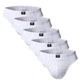 thumbnail image 1 of CECEBA Calzoncillos para hombre, paquete de 5 -  básicos, algodón, M-3XL, lisos Blanco XXL (XX-Large), 1 of 3