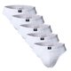 thumbnail image 1 of CECEBA Calzoncillos para hombre, paquete de 5 -  básicos, algodón, M-3XL, lisos Blanco M (Medium), 1 of 3