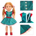 thumbnail image 5 of B&M Beans Wellie Wishers Doll Clothes Set, 3–10 Yrs, 14-14.5" Dolls, Fabric, 10 PCS, 5 of 10