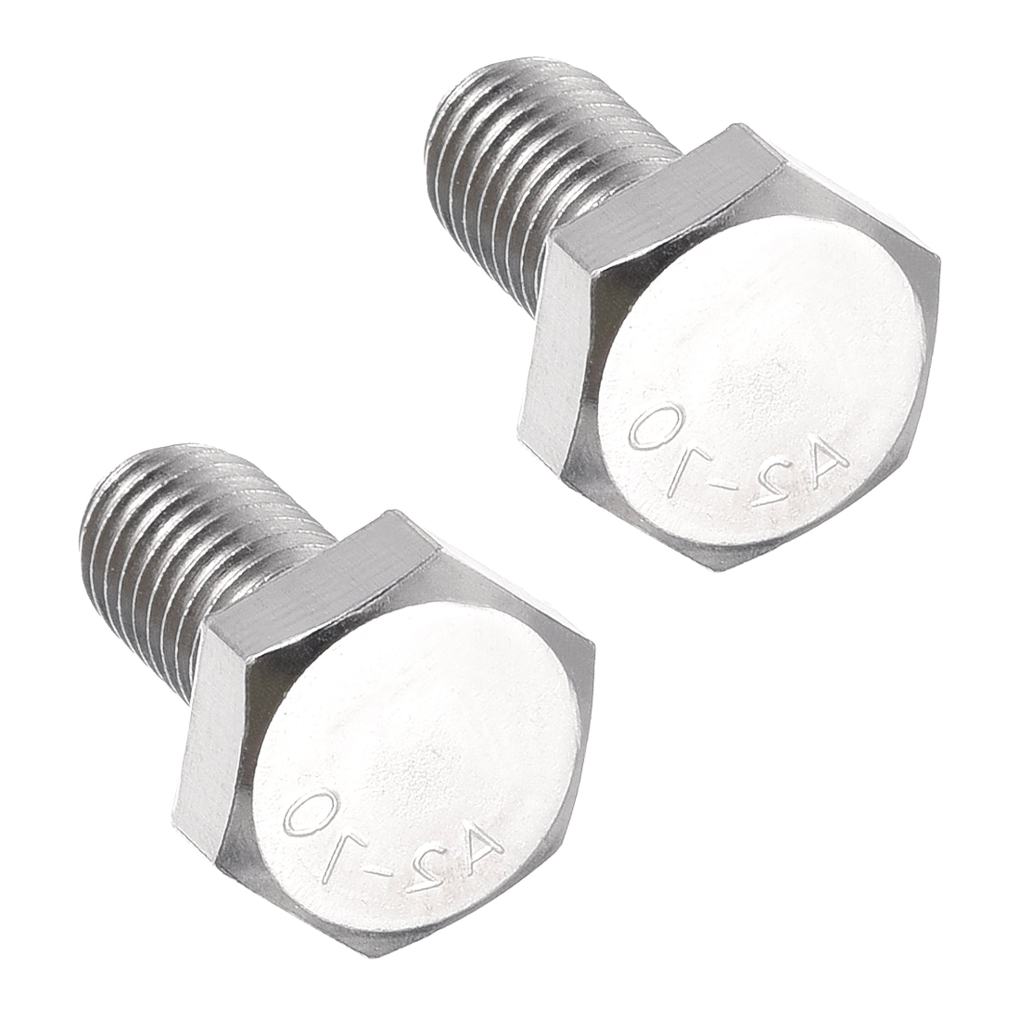 Sourcing map M8x16mm acier Inox 304 Tête Hex métrique 10pcs vis embase