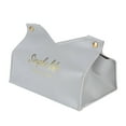thumbnail image 4 of Contenedor de pañuelos, bolsa de pañuelos, servilletero de papel de cuero artificial, contenedor de servilletas, materiales ecológicos, 4 of 8