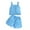 Blue, variant on Toddler Girl Outfits Kids Girls Short Sleeve Vintage Polka Dots Dress In 50S Style Girls Summer Clothes White 4 Years-5 Years
