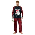 thumbnail image 5 of Ihaphap Noctilucent Dear Santa We Good Family Christmas Matching Pajamas Set, M-Men, 5 of 6