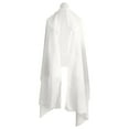 thumbnail image 4 of UJNDER Soft Chiffon Scarves Shawls Wraps for Women for Dress Accessories and Special Occasions White, 4 of 4