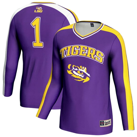 Youth GameDay Greats Purple LSU Tigers #1 Lightweight Volleyball Fashion Jersey
