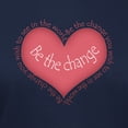 thumbnail image 3 of CafePress - Be The Change T Shirt - Women's Traditional Fit Dark T-Shirt, 3 of 4