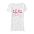 thumbnail image 1 of Aeropostale - Playera adornada con logo de lentejuelas para mujer, blanca, extragrande Aeropostale  Camiseta adornada, 1 of 2