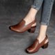 thumbnail image 2 of ¡Novedad de 2022! Sandalias de cuña con plataforma a la moda para mujer, sandalias informales de tacón alto con punta abierta, sandalias de gladiador con boca de pez cómodas 39 Gao Jinjia LED, 2 of 2