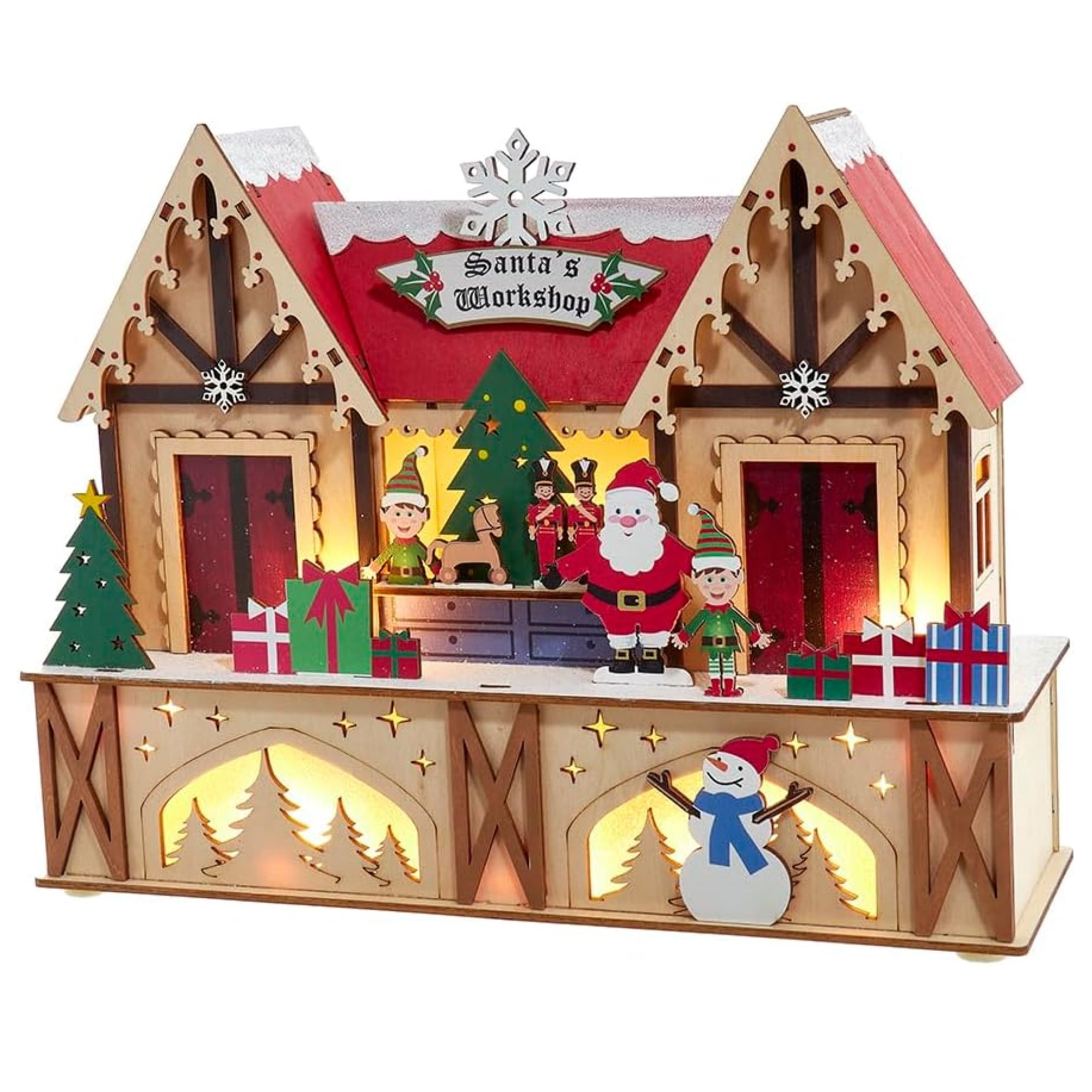 Partycolare- Babbo Natale Danzante Musicale - Decorazione Animata 27 cm