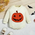 thumbnail image 5 of My 1st Halloween Baby Boy Girl Outfit Long Sleeve Crewneck Bubble Romper Fall Baby Outfits, 5 of 8