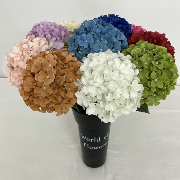 Realistic Artificial Hydrangeas, Outdoor Artificial Hydrangea Flowers, Faux Outdoor Flowers, Silk Hydrangea Flowers with Stems, Artificial Plantsfor Indoor Spring Porch Patio Decor Home( 10pc)