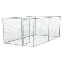 Lucky Dog Adjustable 10 x 5 x 4 Heavy Duty Chain Link Dog Kennel Enclosure