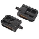 thumbnail image 1 of Pedales de bicicleta de montaña plegables vintage, piezas de ciclismo antideslizantes de nailon para reposapiés de bicicleta (negro), 1 of 11