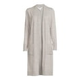 thumbnail image 2 of Time and Tru Women's Open Front Duster Cardigan, 2 of 5