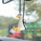 thumbnail image 4 of Swinging Duck Car Hanging Ornament, Cute Car Hanging Accessories for Rear View Mirror, Car Pendant Swinging Sunglasses Duck Hanging Swing, 4 of 4