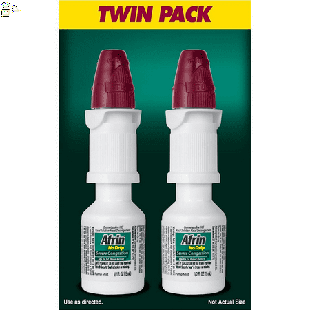 Afrin No Drip Severe Congestion Nasal Spray (20 ml each, 2 pk.)