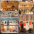 thumbnail image 6 of 40 Pcs Western Christmas Ornament Western Tree Ornament Cowboy Horse Highland Cow Cactus Wooden Hanging Decorations Western Theme Party Decorations for Xmas Tree Home Decor(Highland Cow), 6 of 7