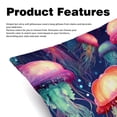 thumbnail image 2 of Jellyfish with Unique Patterns - Set of 2 for Pillows Covers - Available in 16x16, 18x18, 20x20 Inches - Great for Throw Pillow Covers - Versatile for Various Occasions, 2 of 6