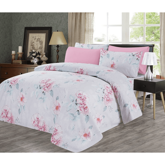 Hotel Club 1200 Super Soft 6-Piece Print Sheet Set (King, Emily)